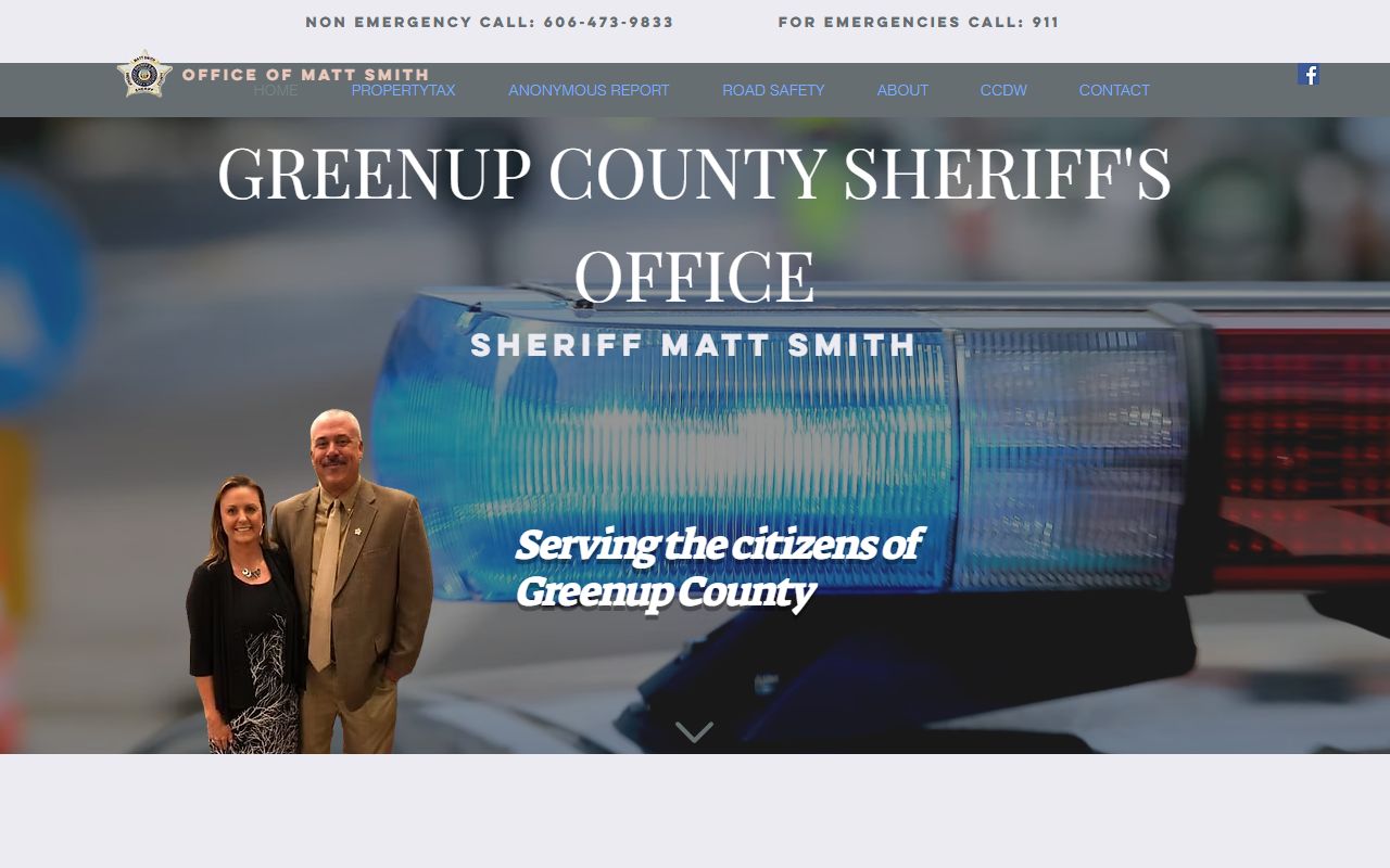 Greenup County Sheriff's Office website