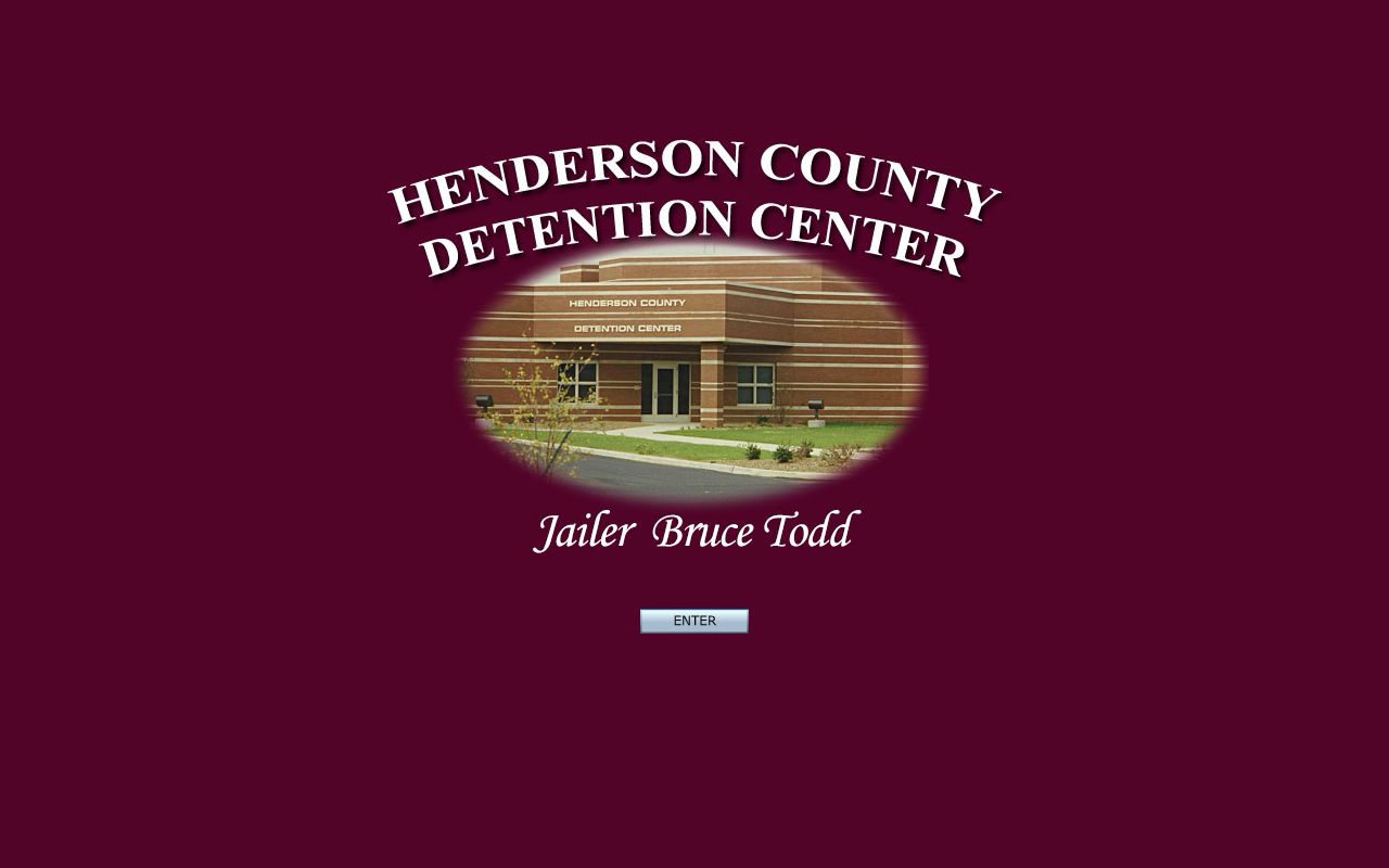 Henderson County Detention Center facilities and entrance