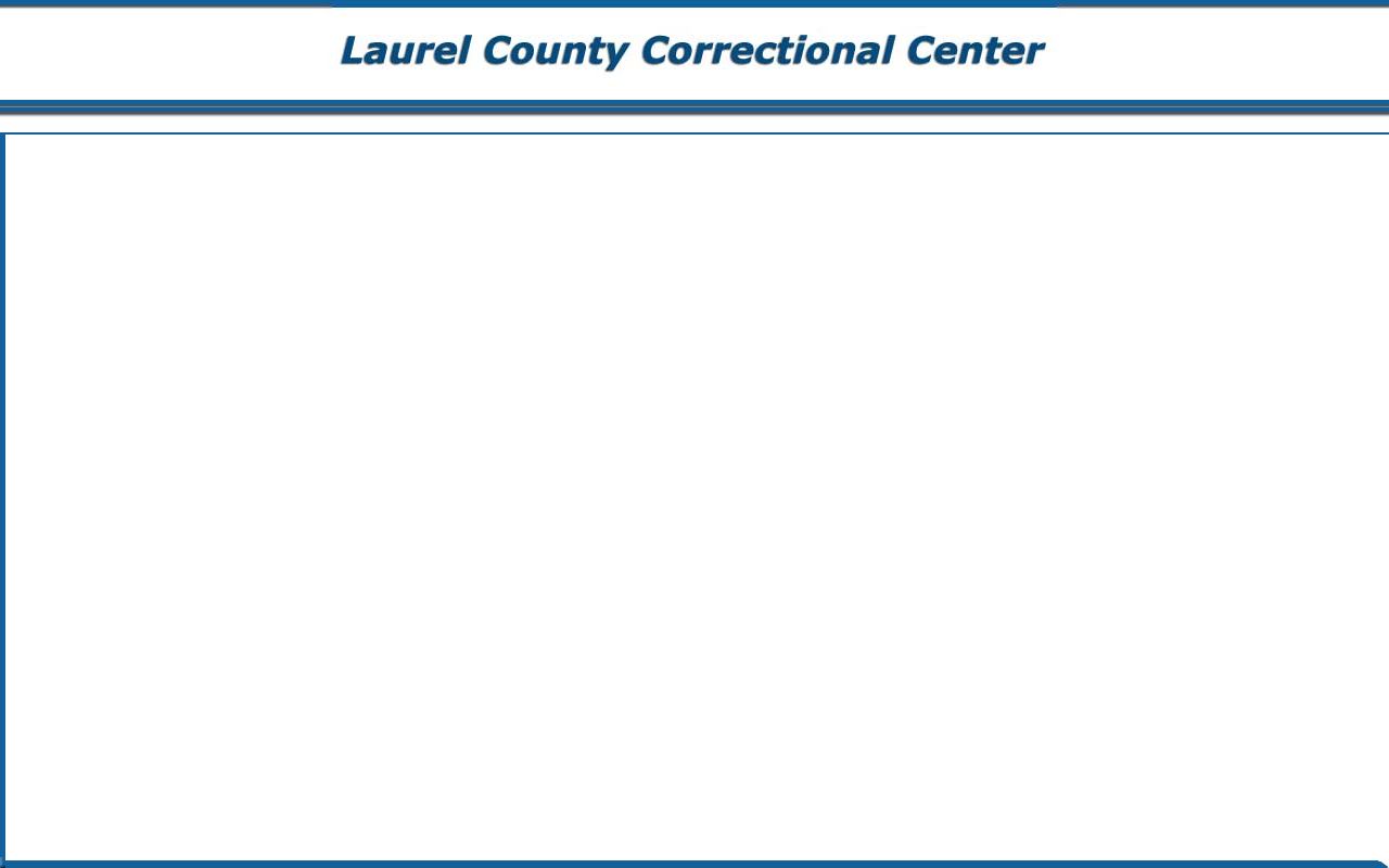 Laurel County current inmate list for booking reports