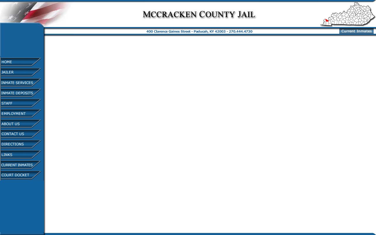 McCracken County current inmates list for booking reports