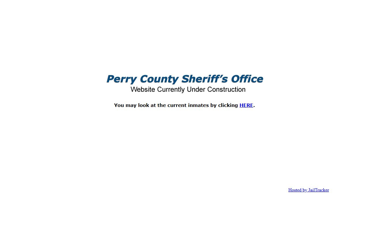 Perry County alternative sheriff information page