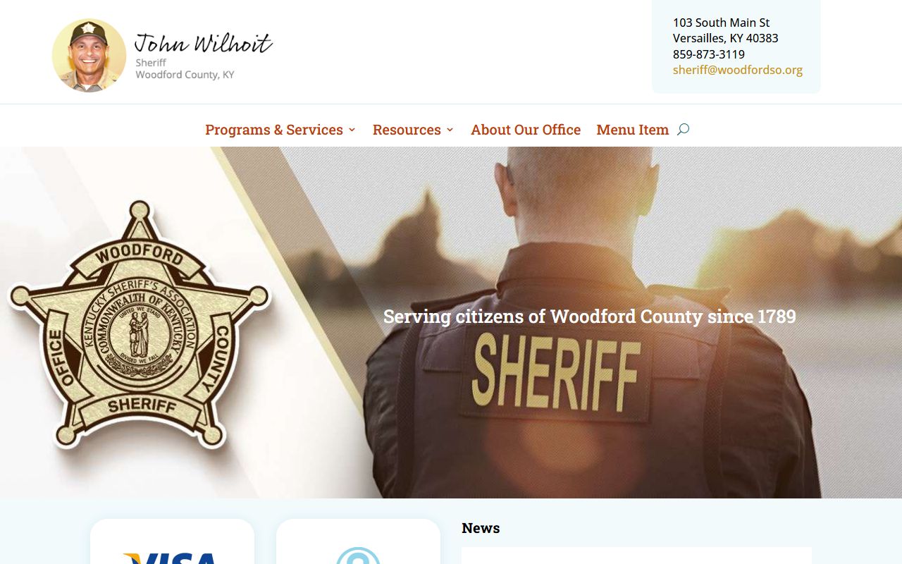 Woodford County Sheriff's Office official website